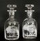 Vintage Etched Stuart Crystal Glass Liqueur Decanters, 1950s, Set of 2, Image 15