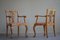 English Chippendale Style Armchairs in Birch, England, 1920s, Set of 2, Image 18