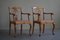 English Chippendale Style Armchairs in Birch, England, 1920s, Set of 2, Image 14