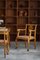 English Chippendale Style Armchairs in Birch, England, 1920s, Set of 2, Image 8