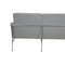 Airport Three-Seater Sofa in Gray Hallingdal Fabric by Arne Jacobsen for Fritz Hansen, 1960s 5