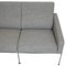 Airport Three-Seater Sofa in Gray Hallingdal Fabric by Arne Jacobsen for Fritz Hansen, 1960s 12