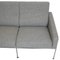 Airport Three-Seater Sofa in Gray Hallingdal Fabric by Arne Jacobsen for Fritz Hansen, 1960s, Image 12