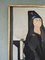 The Prioress, 1950s, Oil on Canvas, Framed, Image 5