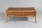 Large Mid-Century Rectangular Reeded Bamboo Coffee Table in the style of Vivai Del Sud, 1970s 1