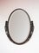 Art Deco French Mirror in Black Iron, 1940s, Image 1