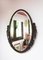 Französischer Art Deco Spiegel aus schwarzem Eisen, 1940er 5