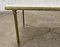 Marble and Brass Coffee Table, 1970s 4