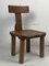 Dutch Brutalist Oak Low Chair or Childrens Chair, 1970s 1