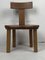 Dutch Brutalist Oak Low Chair or Childrens Chair, 1970s, Image 14