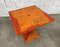 Tables Kub Rouges de Tolix, 1950s, Set de 2 2