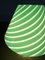 Green Swirl Murano Glass Mushroon Table Lamp, 1980 3