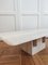 Tavolino da caffè rettangolare scultoreo in travertino di Claude Berraldacci, Immagine 4