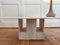 Tavolino da caffè rettangolare scultoreo in travertino di Claude Berraldacci, Immagine 2