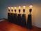 Black and Gray Granite Table Lamps, 1980s, Set of 6, Image 5