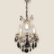 Smokey Grey Crystal Chandelier, 1950s 2