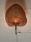 Lampada da parete Uchiwa Fan in vimini di Gilbert, New York, USA, anni '60, Immagine 6