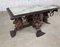 Iron and Marble Coffee Table by Jean-Maurice Rostchild, 1950s, Image 4