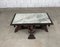 Iron and Marble Coffee Table by Jean-Maurice Rostchild, 1950s 1