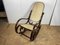 Wood and Cane Rocking Chair, 1970s 7