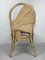 Palm Leaf Pencil Reed, Rattan & Bamboo Chairs in the style of Vivai Del Sud, 1980s, Set of 2 7