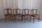 Danish Oak Dining Chairs by H. Kjærnulf, 1960s, Set of 4 1