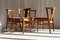Danish Oak Dining Chairs by H. Kjærnulf, 1960s, Set of 4 8