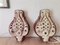 Eastern European Brown Terracotta Ceramic Wall Lamps, 1998, Set of 2 1