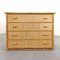 Vintage Wicker, Bamboo, Rattan Chest of Drawers in the style of Tito Agnoli, 1970s 1