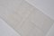 Alfombra de pasillo de cáñamo blanca tejida a mano, años 60, Imagen 4