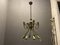 Lámpara de araña italiana de bronce de Stilnovo, años 50, Imagen 3