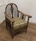Beech and Ash Wheel Back Reclining Chair, 1930s 7