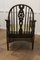 Beech and Ash Wheel Back Reclining Chair, 1930s 4