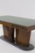 Italian Dining Table in Bronze, Wood and Marble, 1950s, Image 12