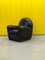 Vanity Fair XC Armchair in Genuine Black Leather from Poltrona Frau 13