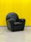 Vanity Fair XC Armchair in Genuine Black Leather from Poltrona Frau, Image 9