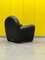 Vanity Fair XC Armchair in Genuine Black Leather from Poltrona Frau, Image 10