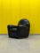 Vanity Fair XC Armchair in Genuine Black Leather from Poltrona Frau 2