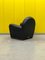 Vanity Fair XC Armchair in Genuine Black Leather from Poltrona Frau 12