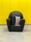 Vanity Fair XC Armchair in Genuine Black Leather from Poltrona Frau, Image 8