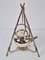 Silver Plated Hanging Teapot with Faux Tripod Stand and Burner from Martin Hall & Co., Set of 2 9