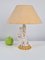 Handmade Table Lamp in Gold-Plated Bisque Porcelain, Italy, 1950s 8