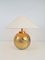 Vintage Sphere Brass Table Lamp by Louis Drimmer, France, 1970s 12