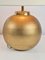 Vintage Sphere Brass Table Lamp by Louis Drimmer, France, 1970s, Image 7