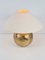 Lámpara de mesa Sphere vintage de latón de Louis Drimmer, Francia, años 70, Imagen 9