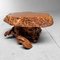 Mid-Century Yakusugi (Yakusugi) Burl Wood Plant Stand, Japan, 1940s 5