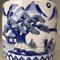 Hibachi de porcelana japonesa pintada a mano de la época Meiji, década de 1890, Imagen 2