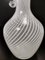 Vintage Murano Glass Pitcher Vase with White and Transparent Canes, 1950s, Image 11