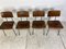 Teak and Steel Dining Chairs by Tjerk Reijenga for Pilastro, 1950s-1960s, Set of 4 11