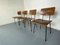 Teak and Steel Dining Chairs by Tjerk Reijenga for Pilastro, 1950s-1960s, Set of 4 12